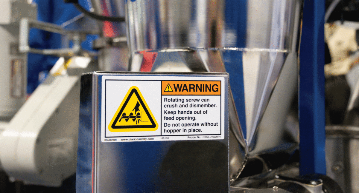 Machinery Labels